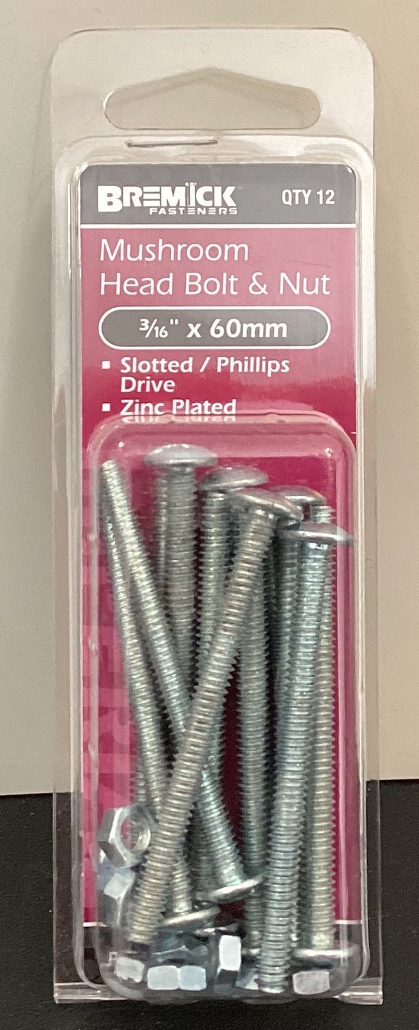 B&amp;N M/hd 3/16"x 60mm pk12