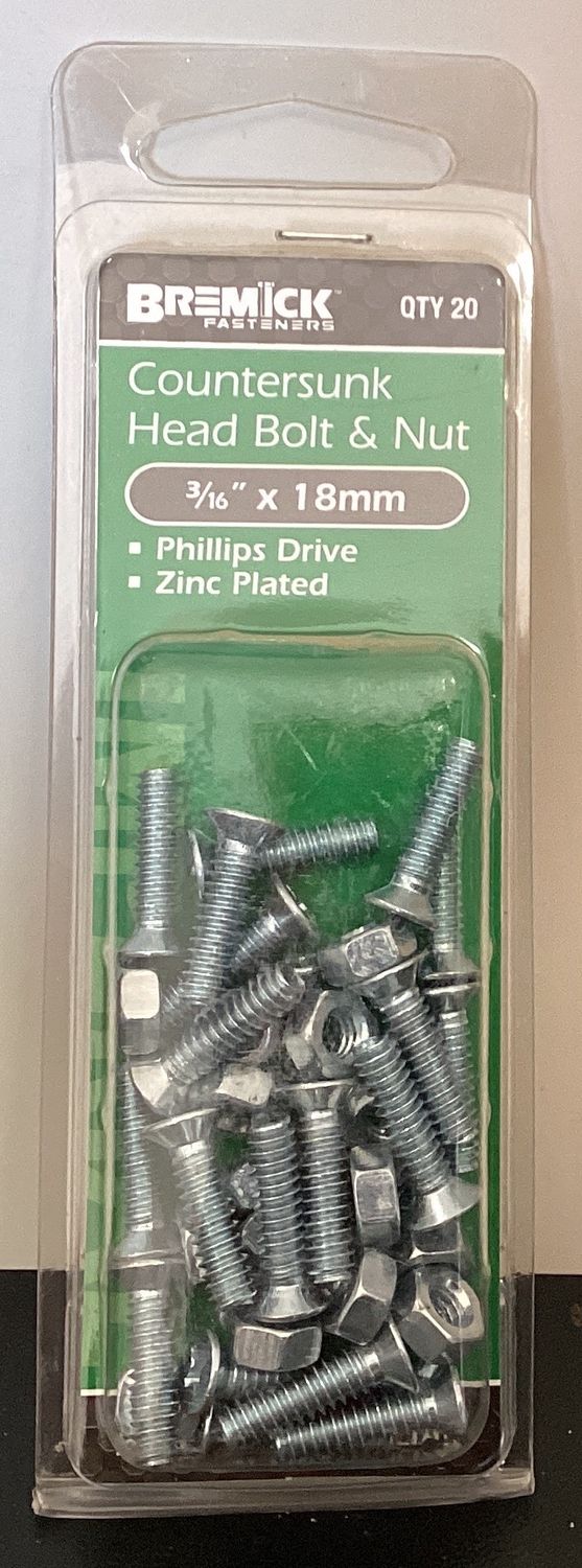 B&amp;N C/S 3/16"x 18mm pk20 air