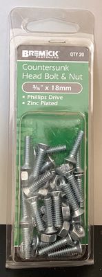 B&amp;N C/S 3/16"x 18mm pk20 air