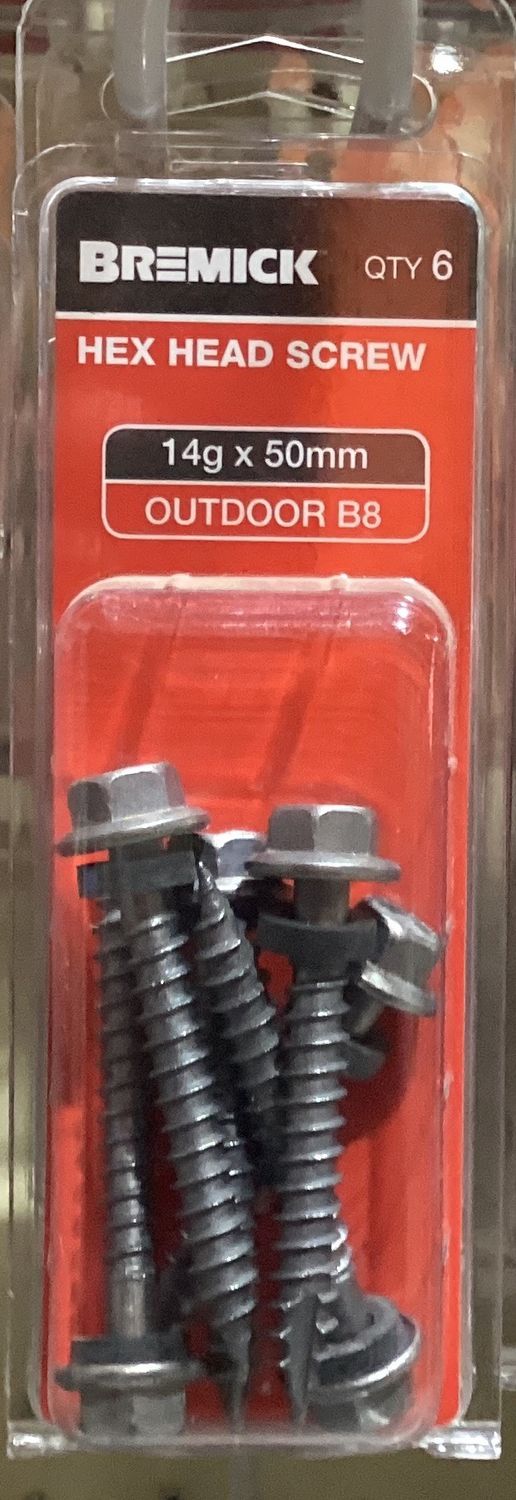 Tec screw T17-14gx50mm Pk6 Neo