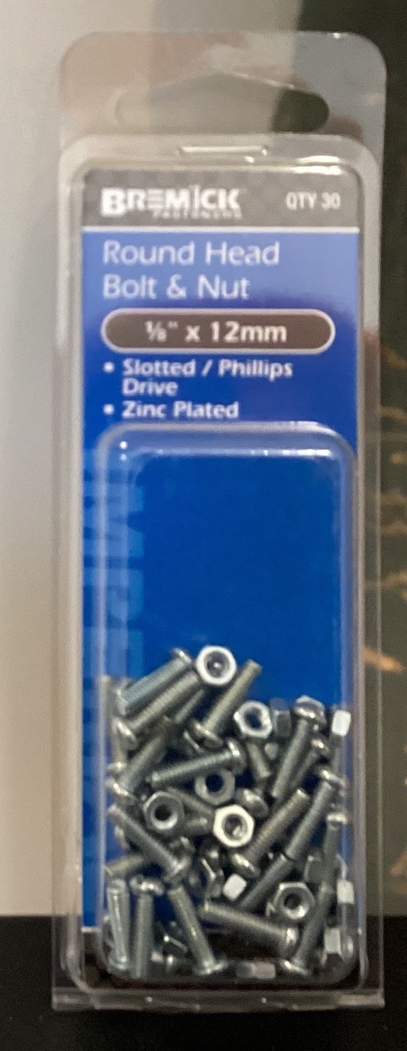 B&amp;N R/Hd 1/8"x 12mm Pk30