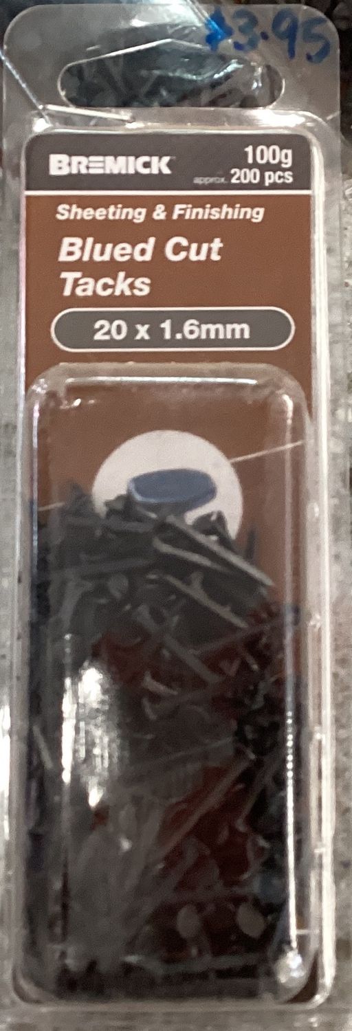 Blue Tacks 20x1.6mm Pk200