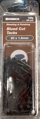 Blue Tacks 20x1.6mm Pk200