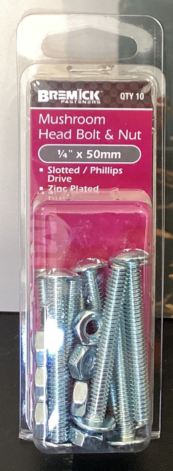 B&amp;N M/hd 1/4"x 50mm pk10