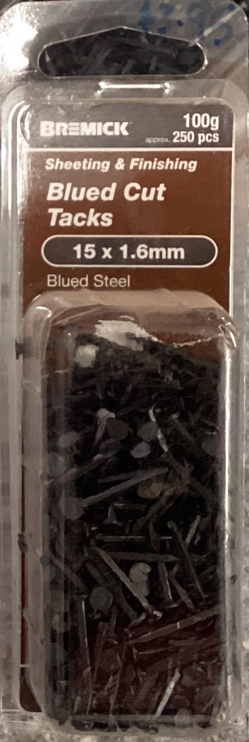 Blue Tacks 15x1.6mm Pk250