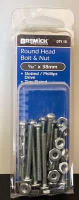 B&amp;N R/Hd 5/32"x 38mm Pk18