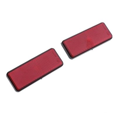 Reflector stick on side marker RED pk2