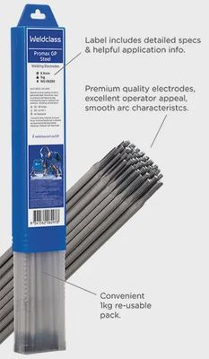 Welding Rod Stick Electrode Steel GP PROMAX 3.2mm x 1kg