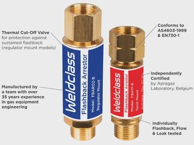 Flash Back Arrestor for Regulator Acet/LPG