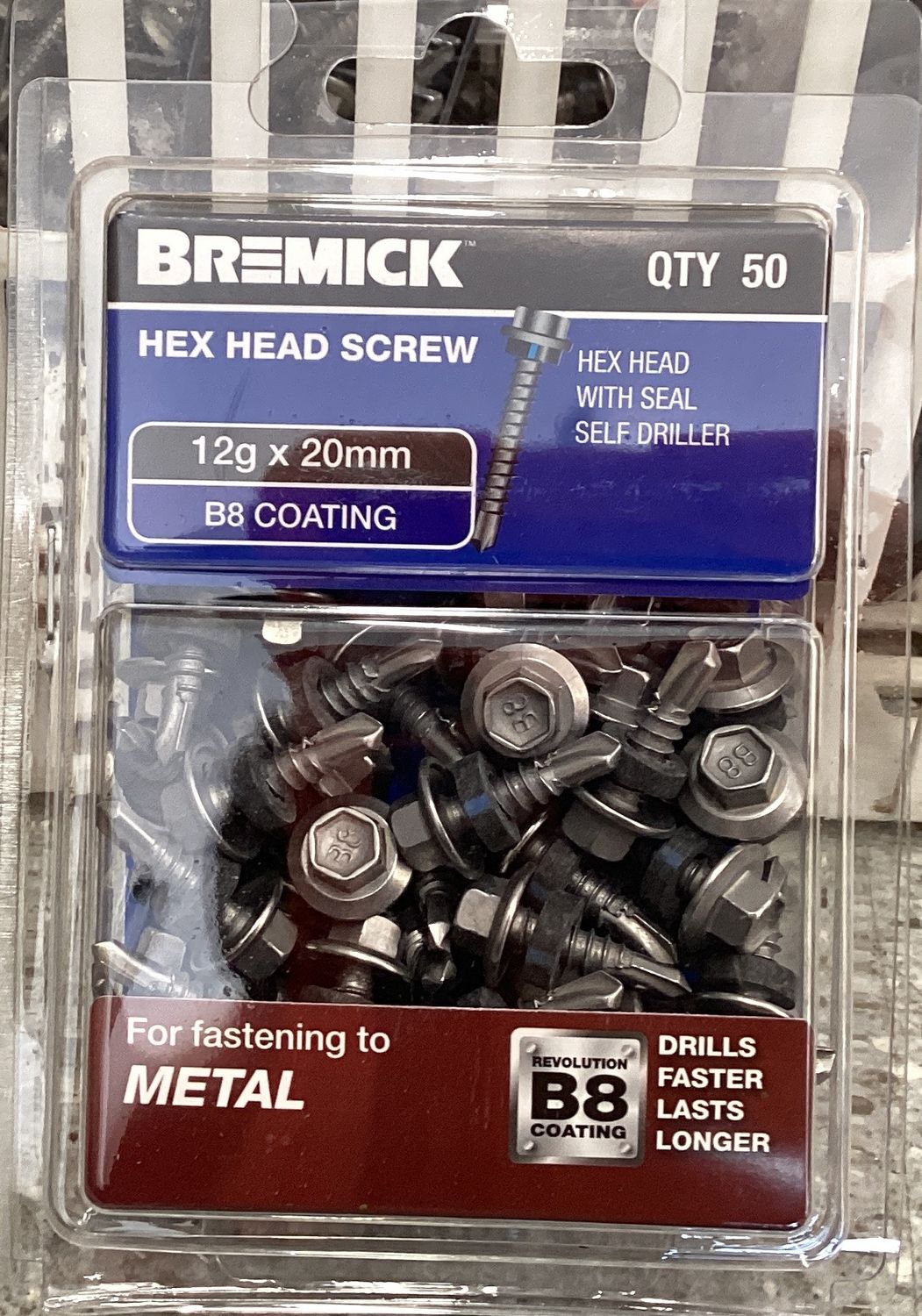 Tec screw 12gx20mm Pk50 w/neo