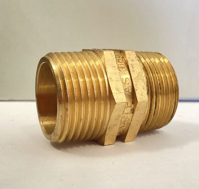 Brass nipple 3/4"