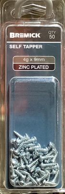 Self Tapper 4gx9mm Pk50 PanHd Zinc