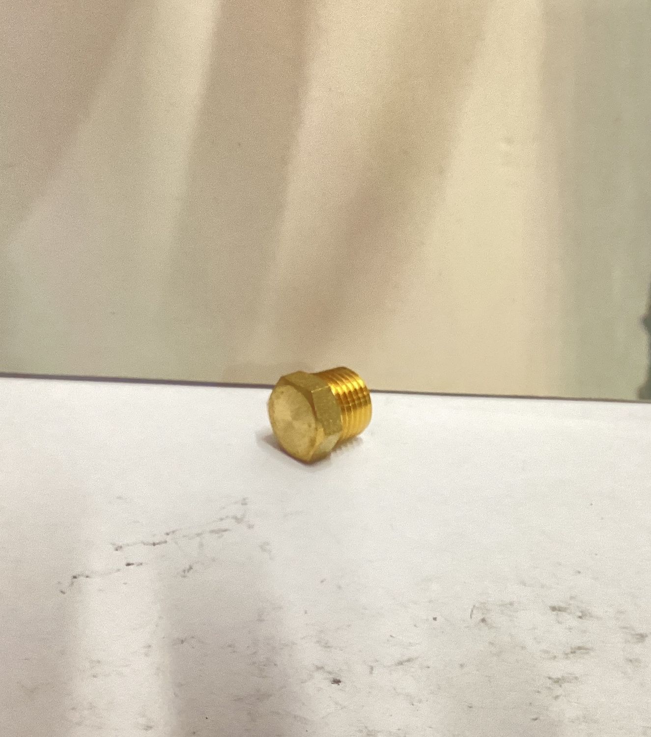 Brass plug 1/4" (6mm)