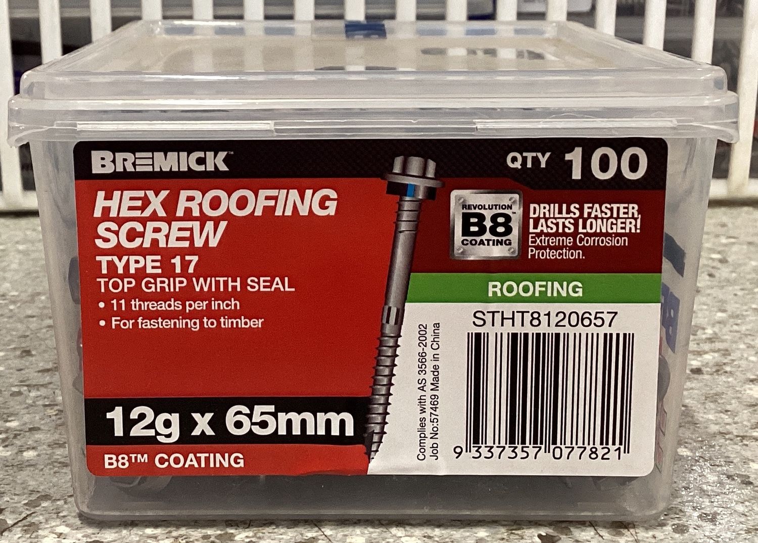 Tec screw T17-12gx65mm x100 Neo Higrip