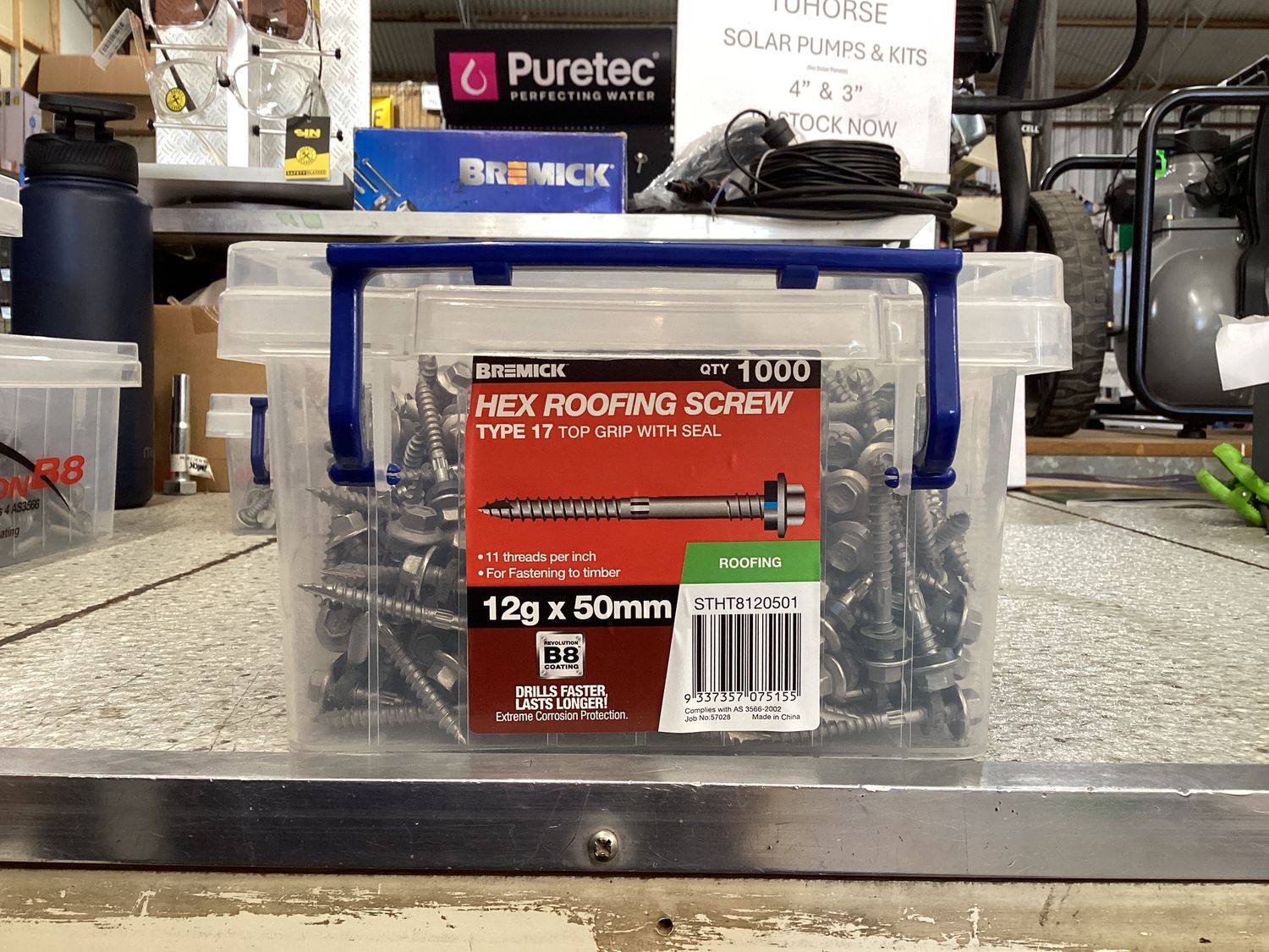 Tec screw T17-12gx50mm Pk1000 neo HGrip