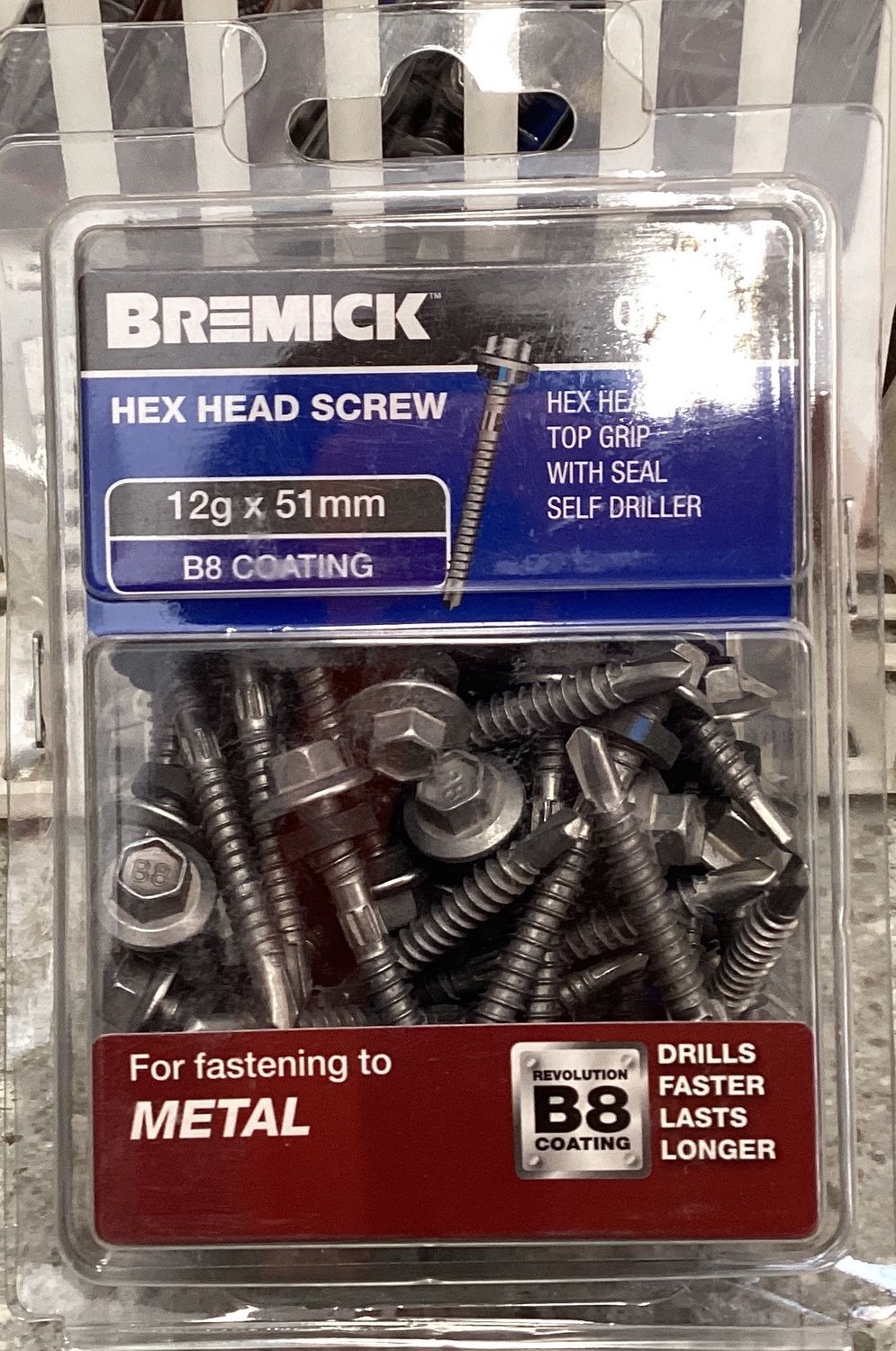 Tec screw 12gx51mm Pk50 neo HiGrip