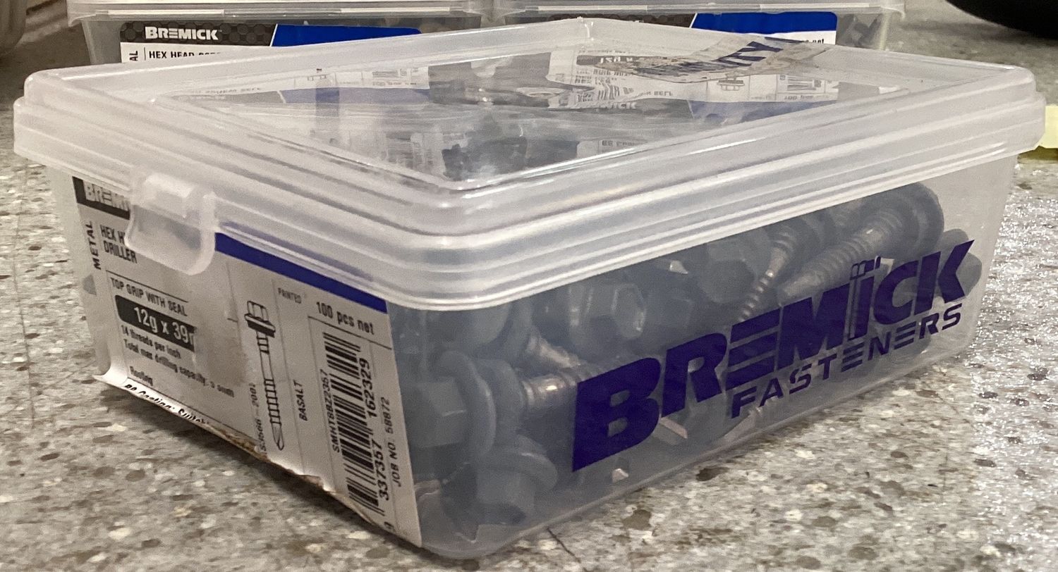 Tec screw 12gx39mmx100 neo HiGrip Basalt