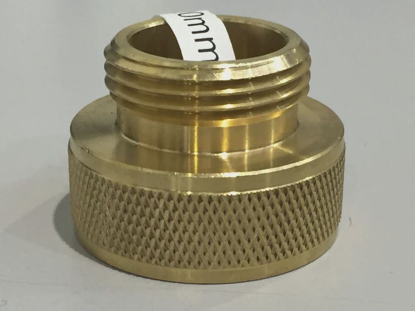 Tap Adaptor 25mm Fi x 20mm Mi brass