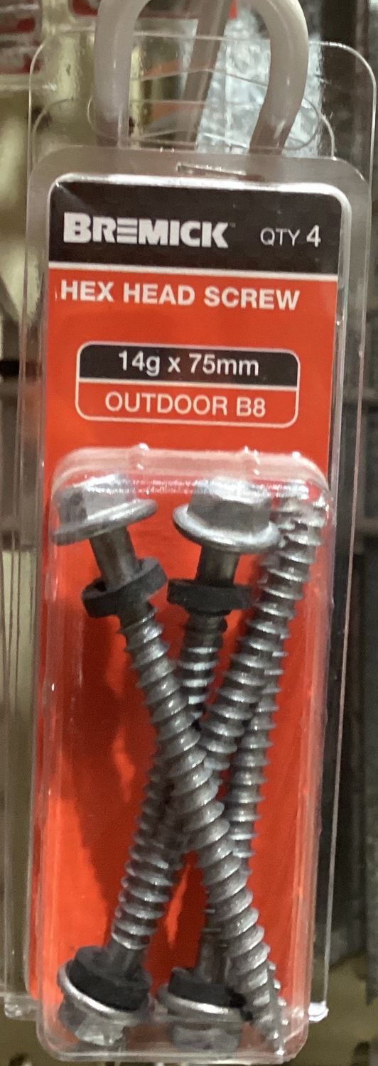 Tec screw T17-14gx75mm Pk5 Neo