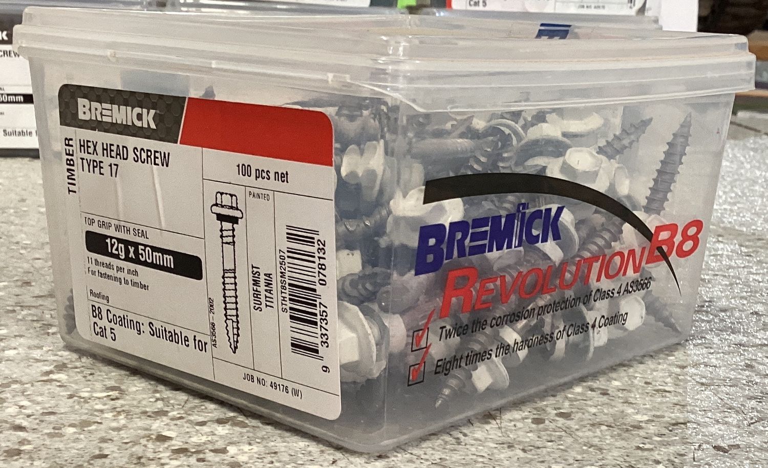 Tec screw T17-12gx50mmx100 neo HiG SurfM