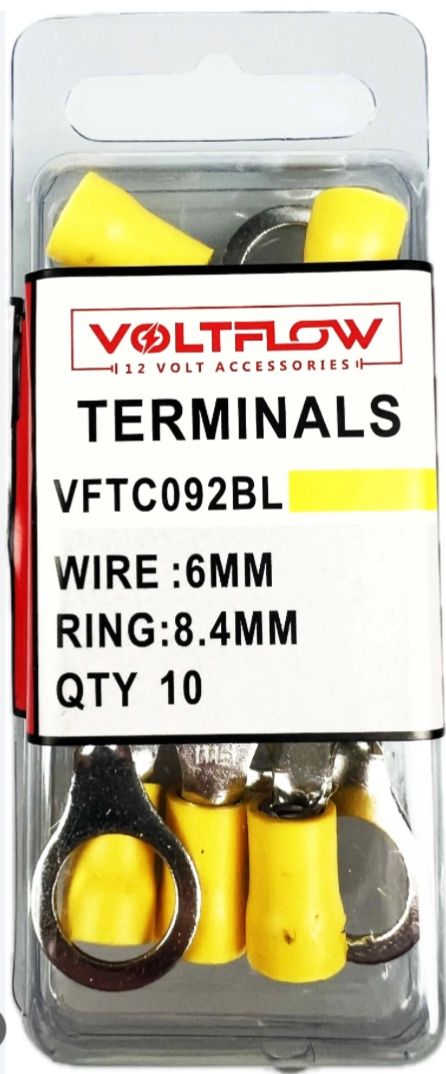 Ring terminal Yellow 8.4mm