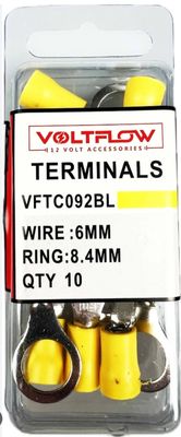 Ring terminal Yellow 8.4mm