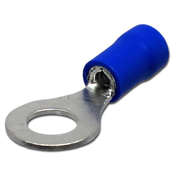 Ring terminal Blue 6.3mmmm