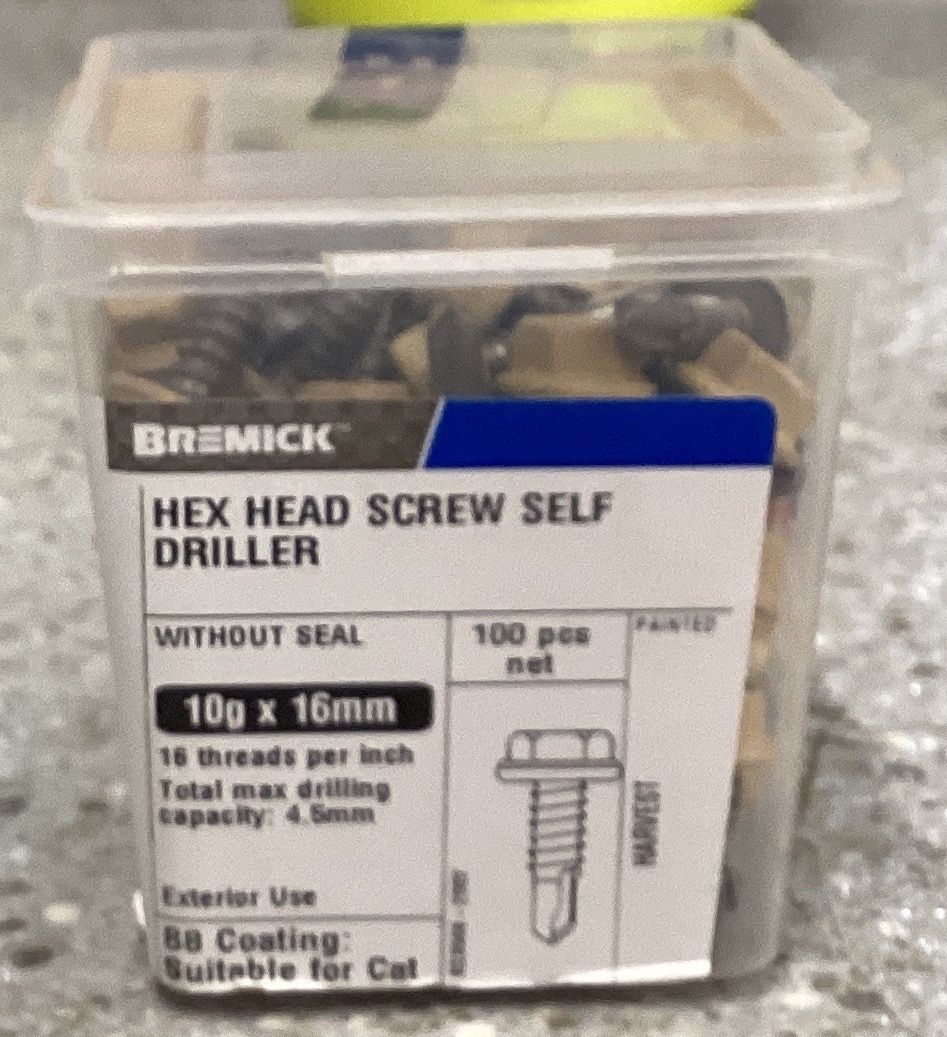 Tec screw 10gx16mm x100 Harvest