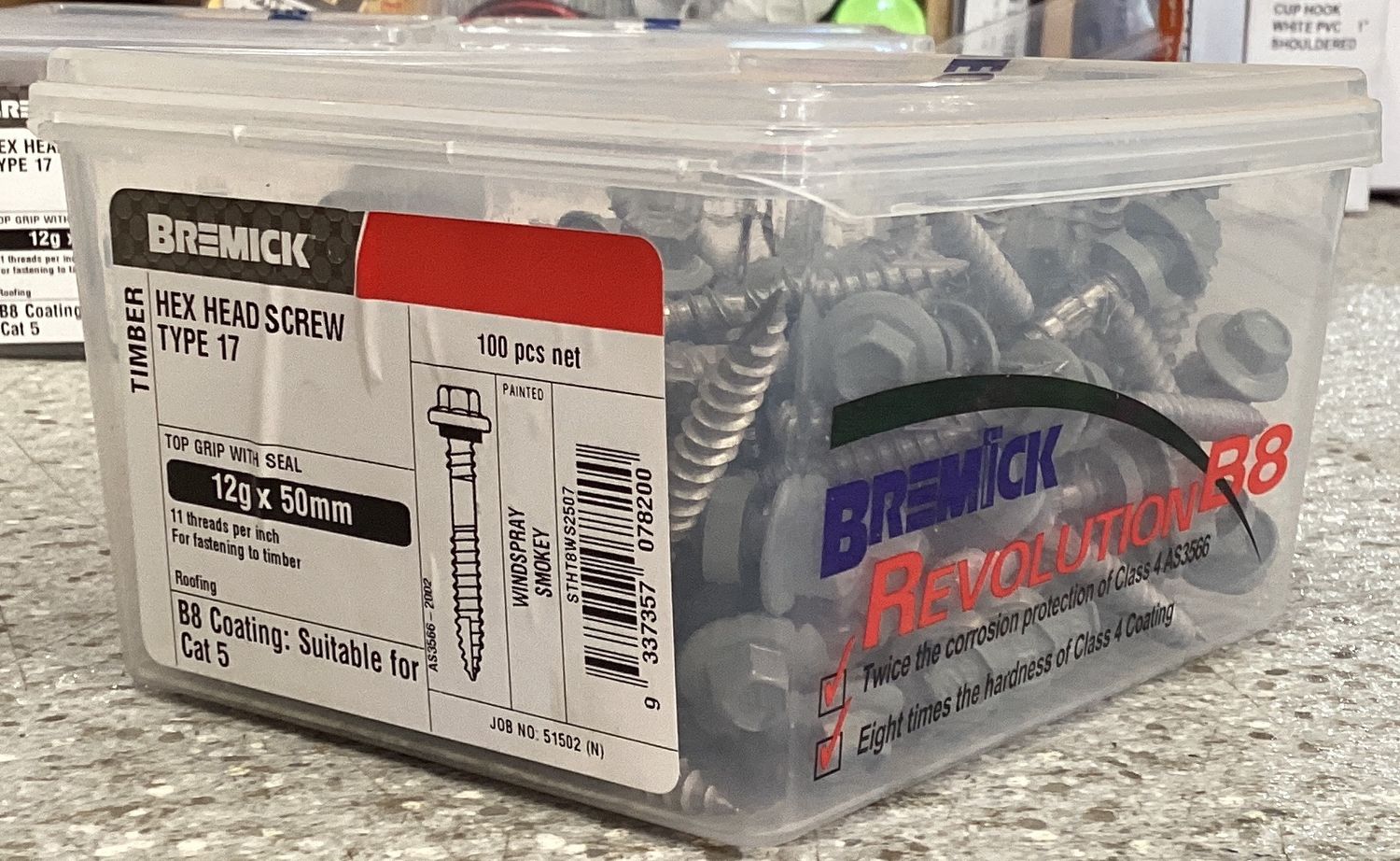 Tec screw T17-12gx50mmx100 neo HiG Wndsp