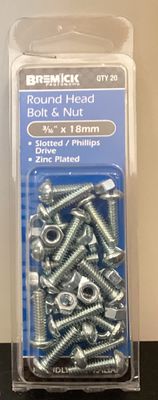 B&amp;N R/Hd 3/16"x 18mm Pk20