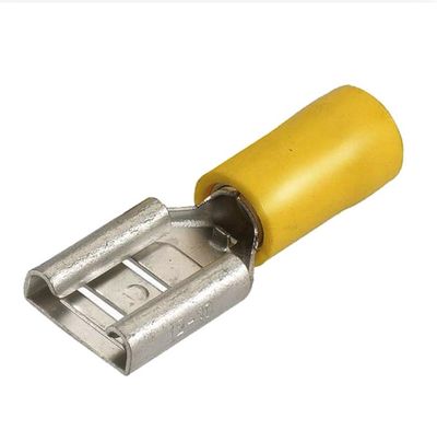 Female Blade terminal Yellow 6.3mm VoltFlow