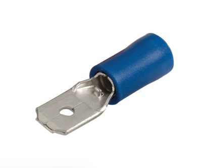 Male blade terminal Blue 6.3mm VoltFlow