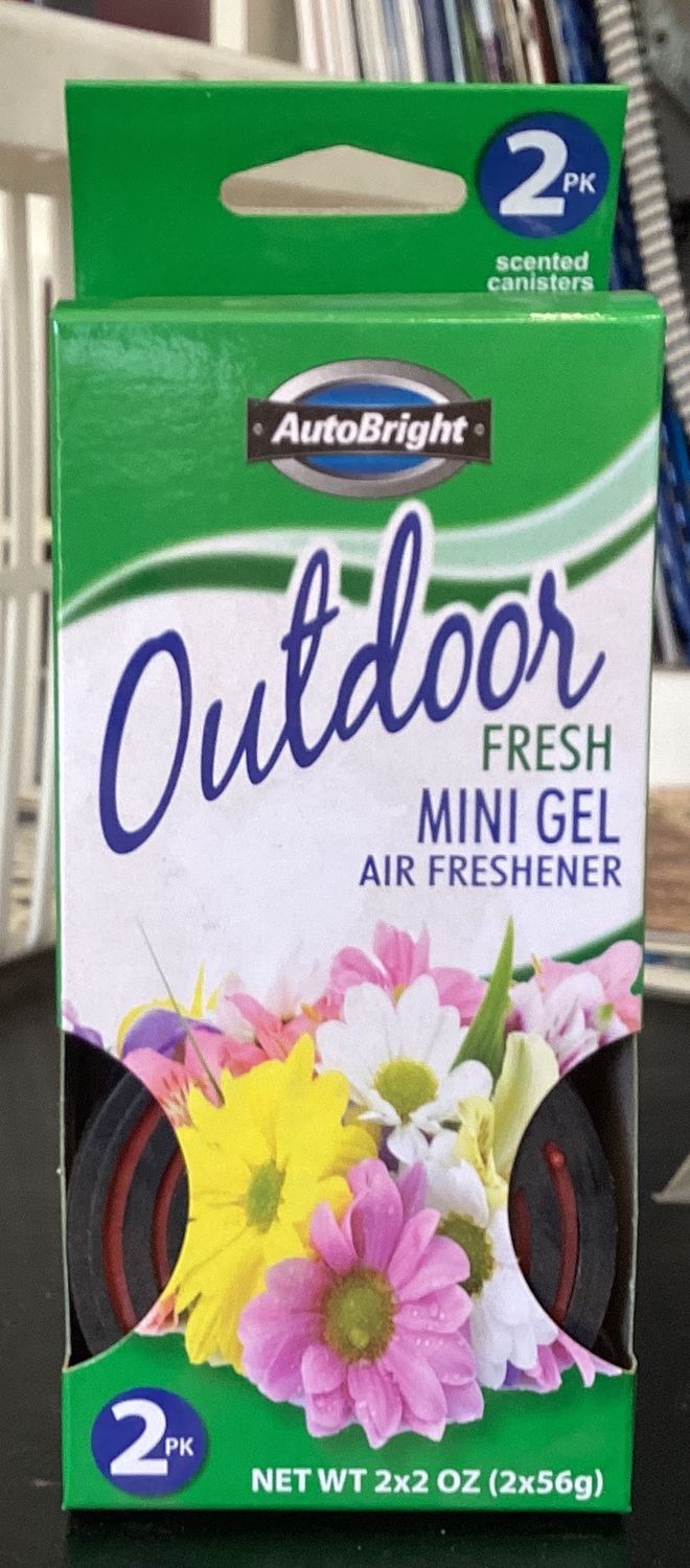 Mini Gel Air Freshener 56gx2 Outdoor Fresh