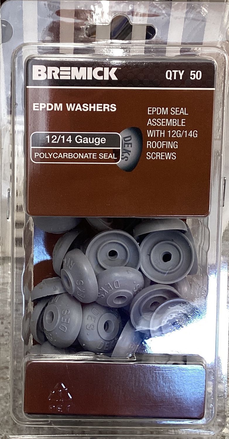 Washers Dome 12-14g suit Polycarb Pk50