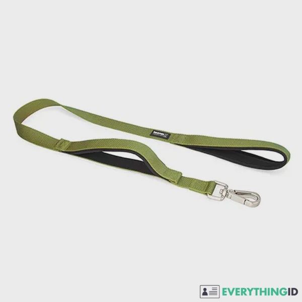 Premium Sport Dog Lead Neoprene 25mm x 100cm, Colour: Green