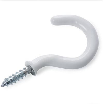 Cup hooks 25mm white 6pcs