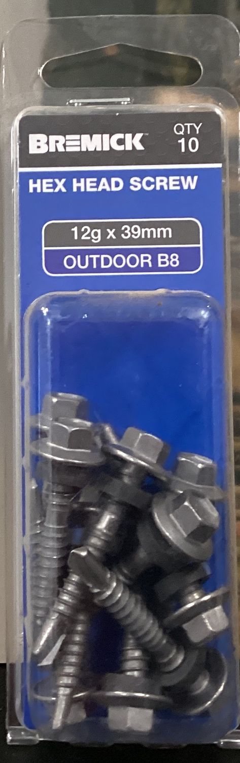 Tec screw 12gx39mm Pk10 Neo HiGrip