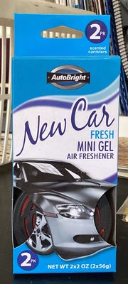 Mini Gel Air Freshener 56gx2  New Car