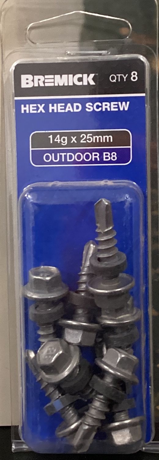 Tec screw 14gx25mm Pk8 Neo