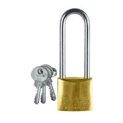 Long Shank Padlock Brass 40mm
