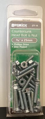 B&amp;N C/S 3/16"x 25mm Qty 18