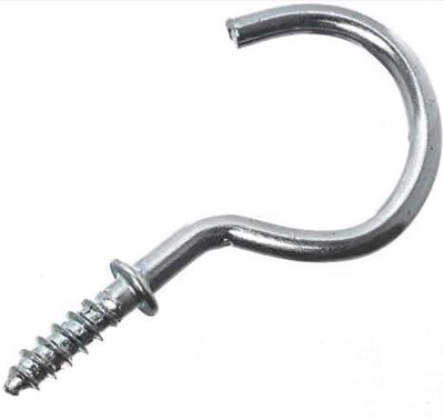 Cup hooks 50mm zinc
