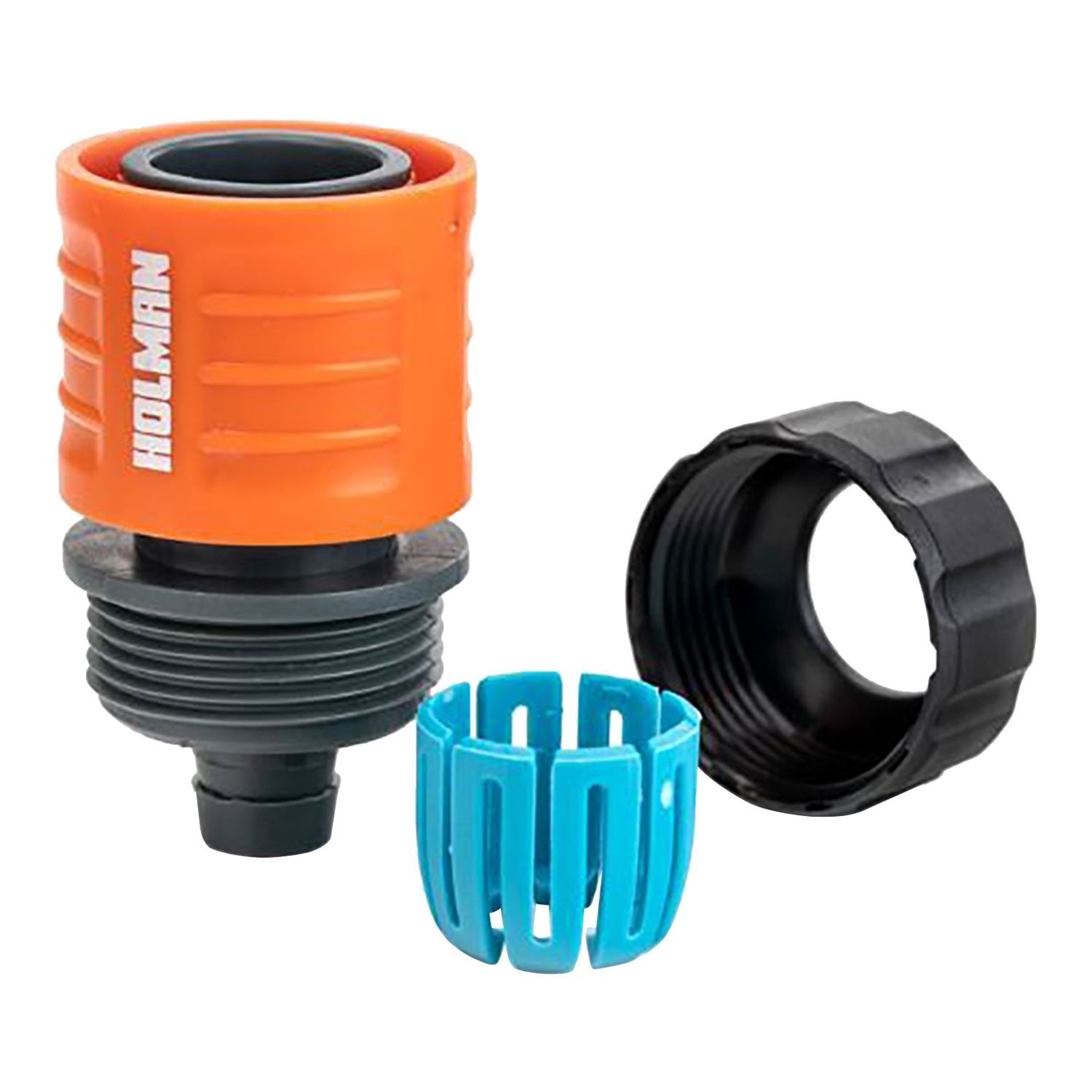 Hose Connector 12mm Plastic Flow Grip n Lock