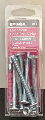 B&amp;N M/hd 1/4"x 60mm pk8