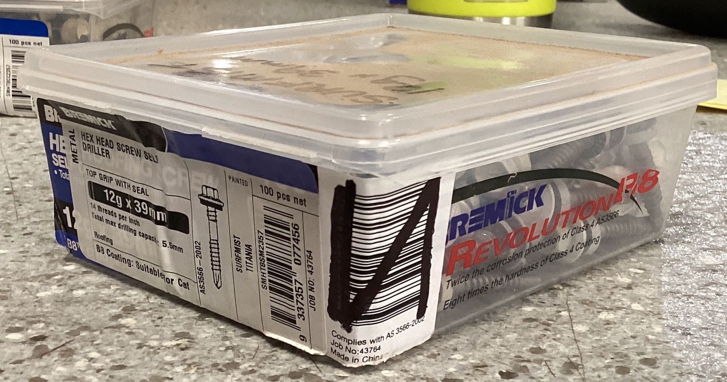 Tec screw 12gx39mmx100 neo HiG Surfmist