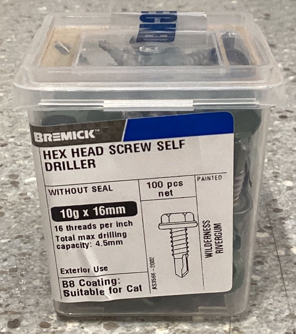 Tec screw 10gx16mm x100 Wilderness