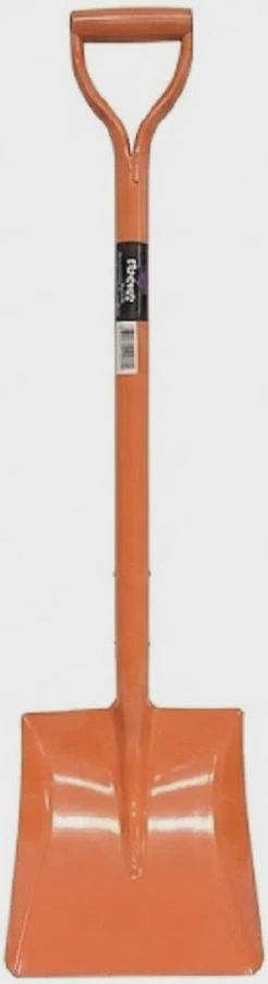 Shovel - All Metal D Handle - Orange