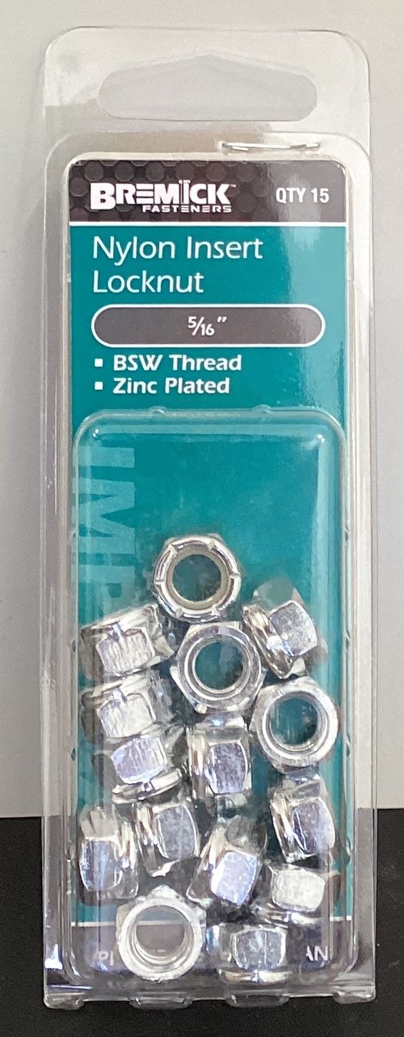 Nyloc nut 5/16" Pk15