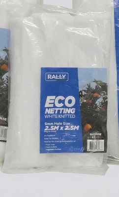 Eco Netting - 2.5M x 2.5M, White (5mm Hole)