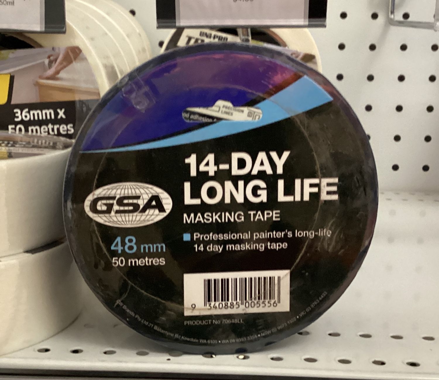 Long Life Blue Masking Tape 48mmx50m 14 Day